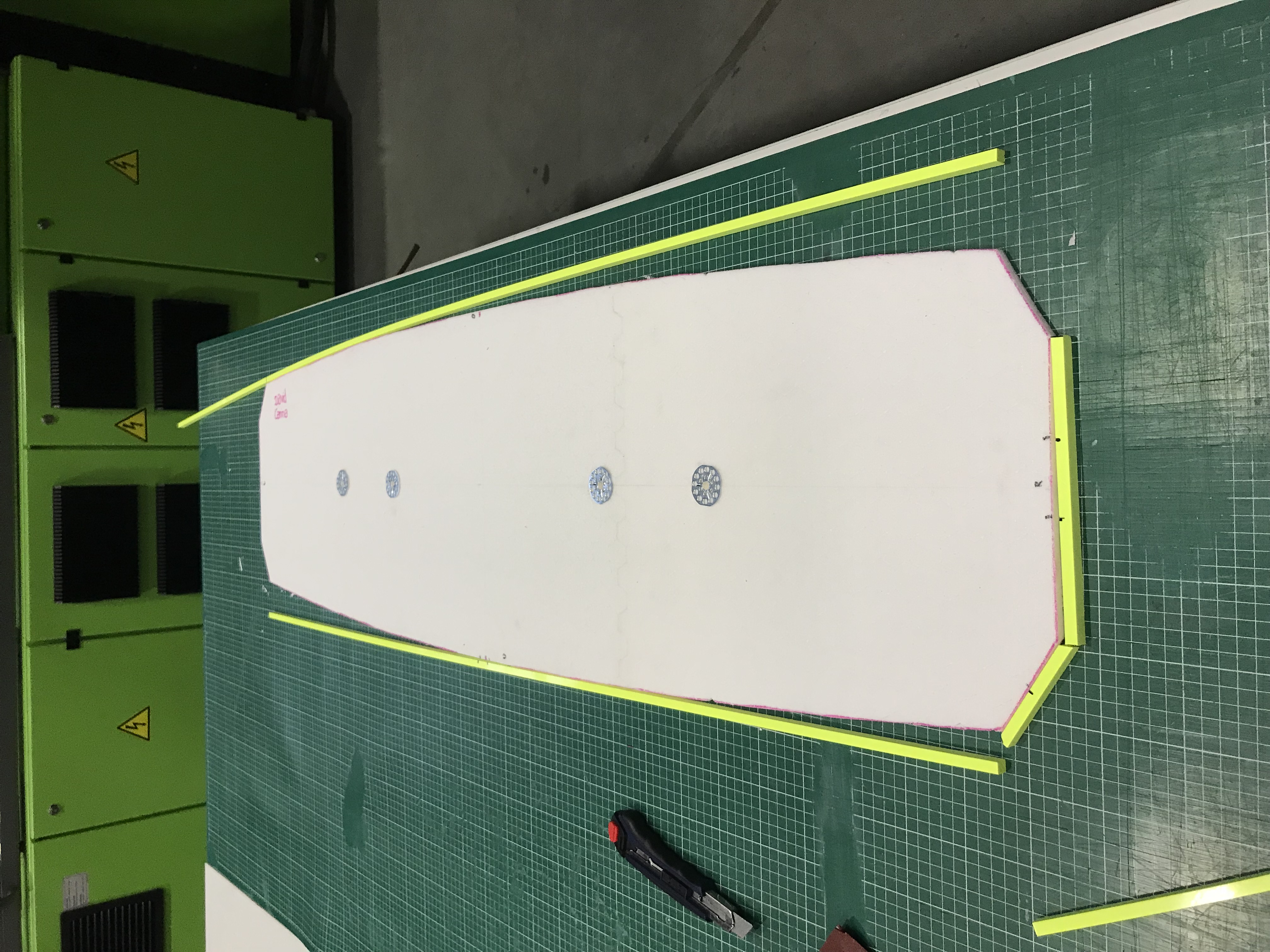 PET foam wakeboard core