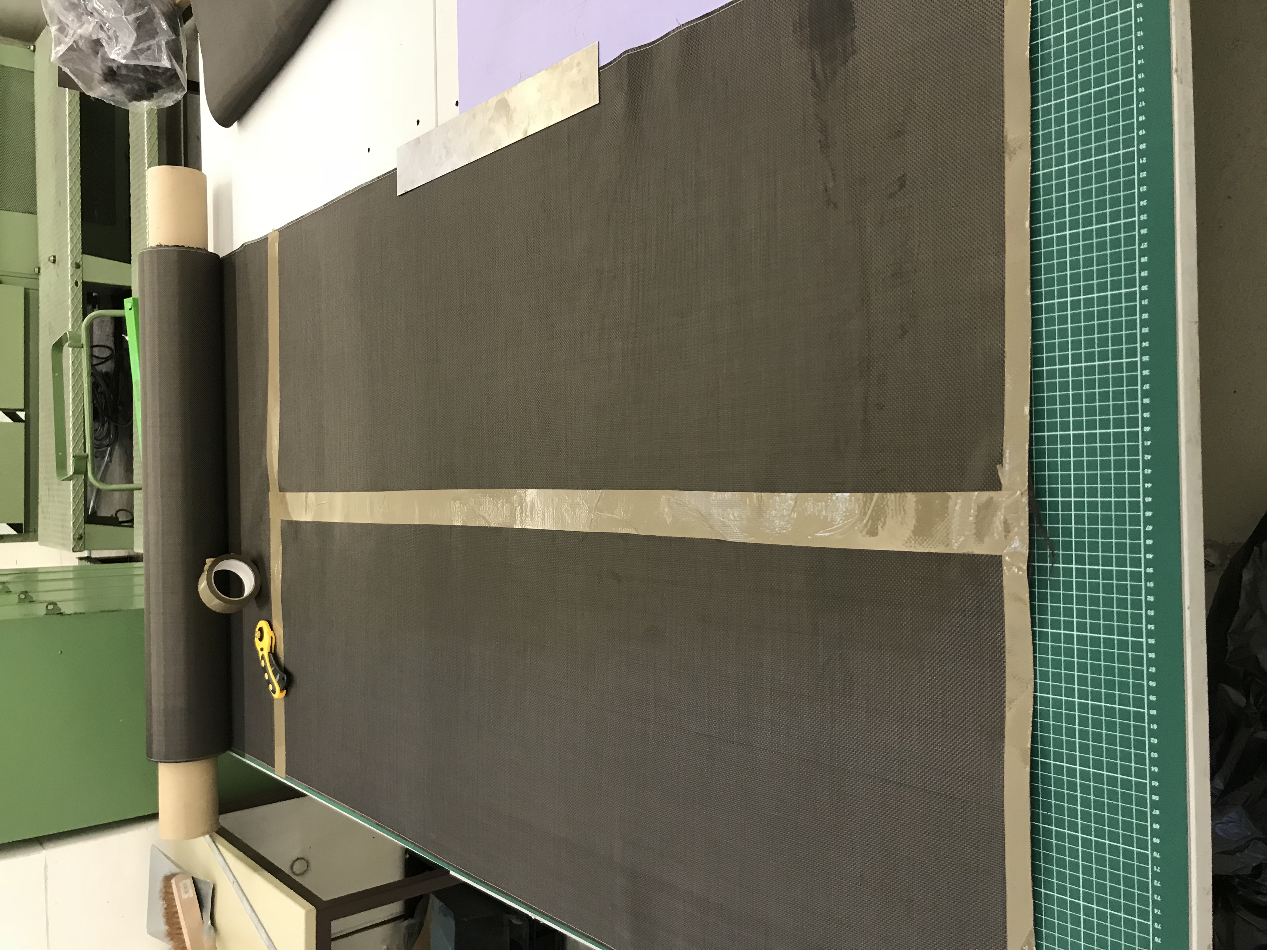 Carbon fibre layup